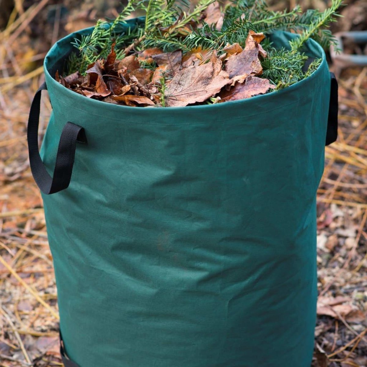vidaXL Tuinafvalzak rond 240 L groen  VDXL_428535