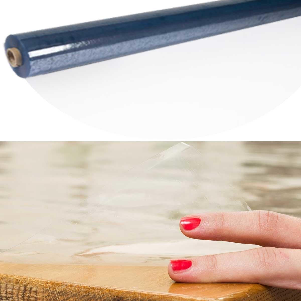 MixMamas Transparant Rond Tafelzeil - Ø 160 cm - zonder vouwen