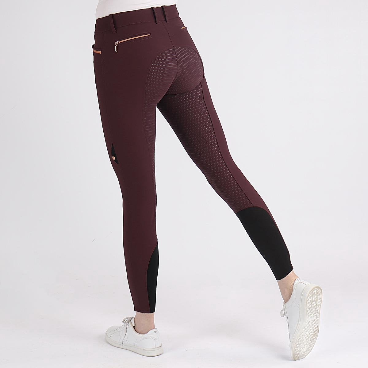 Quur Rijbroek  Cardie Full Grip - Purple - 34