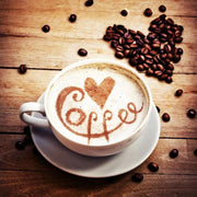 Vitamo™ Diamond Painting 30x30 cm - Vierkante Steentjes - Volledige Bedekking voor het Mooiste Resultaat - Complete Pakket inclusief Tools - Huis en Keuken - Koffieliefhebber - Hart van Koffiebonen - Koffie