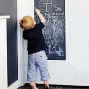 Doodadeals® | Krijtbordfolie | Krijtfolie | Krijtbord Sticker | Schoolbord Sticker | Schoolbord Folie | Schoolbordfolie | Krijtbord Folie Zelfklevend | 45 x 200 cm | Zwart | Met 5 Krijtjes
