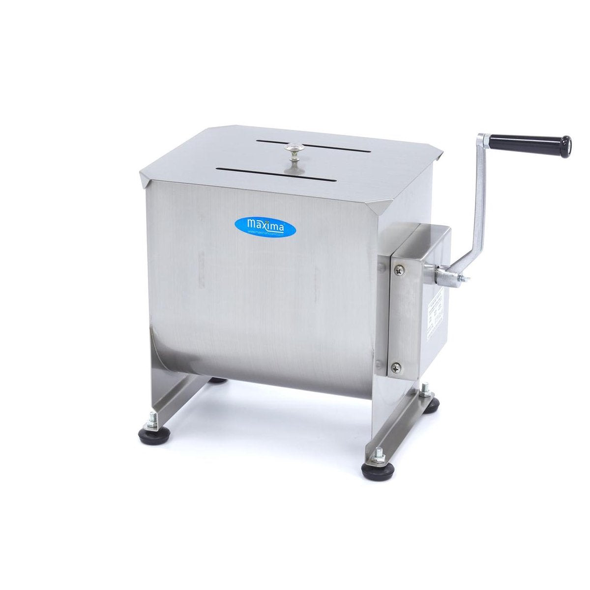 Handmatige Vleesmenger 20 Liter - Max. 15 kg - RVS - 2 Draairichtingen - Professionele Vleesmixer - Maxima