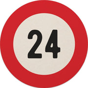Bierviltjes 24 jaar | Bierviltjes 20 stuks | Bierviltjes verjaardag| Bierviltjes gefeliciteerd