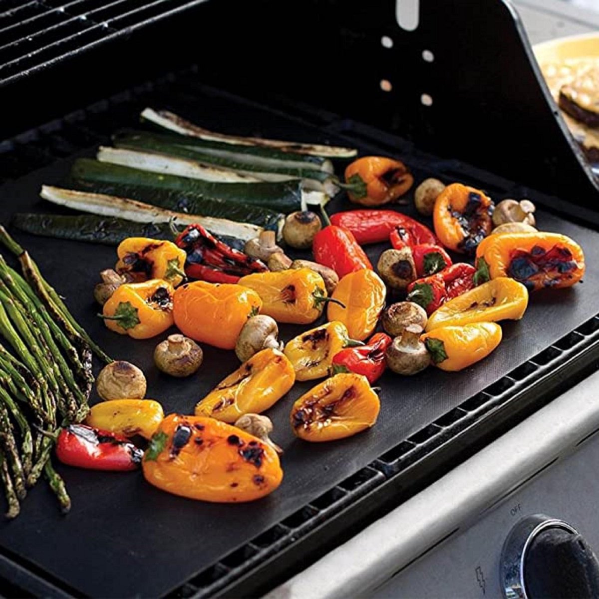 5 X BBQ Grill mat | non-stick grill mat | Barbecue | Set van 5  40 X 33 CM | vaatwasbestendig | herbruikbaar bakpapier