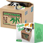 MikaMax Panda Spaarpot - Spaarpot - Stelende pandabank - Stimulans om te Sparen - Elektrische Spaarpot voor Dierenvrienden