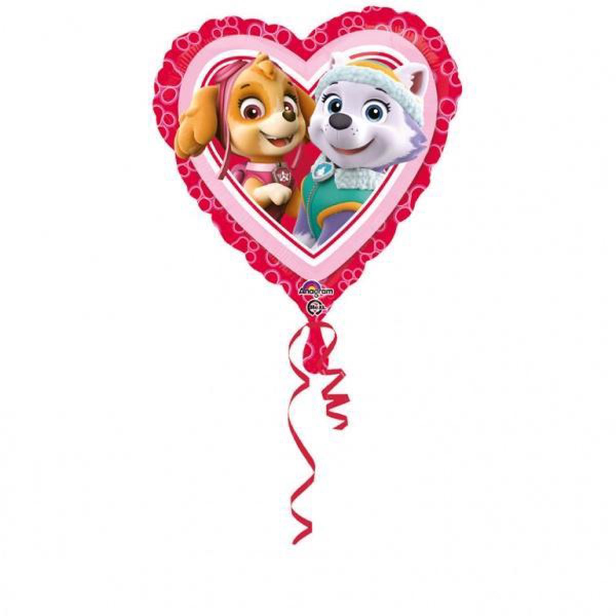 Standard Folie Ballon Paw Patrol Love 43 cm