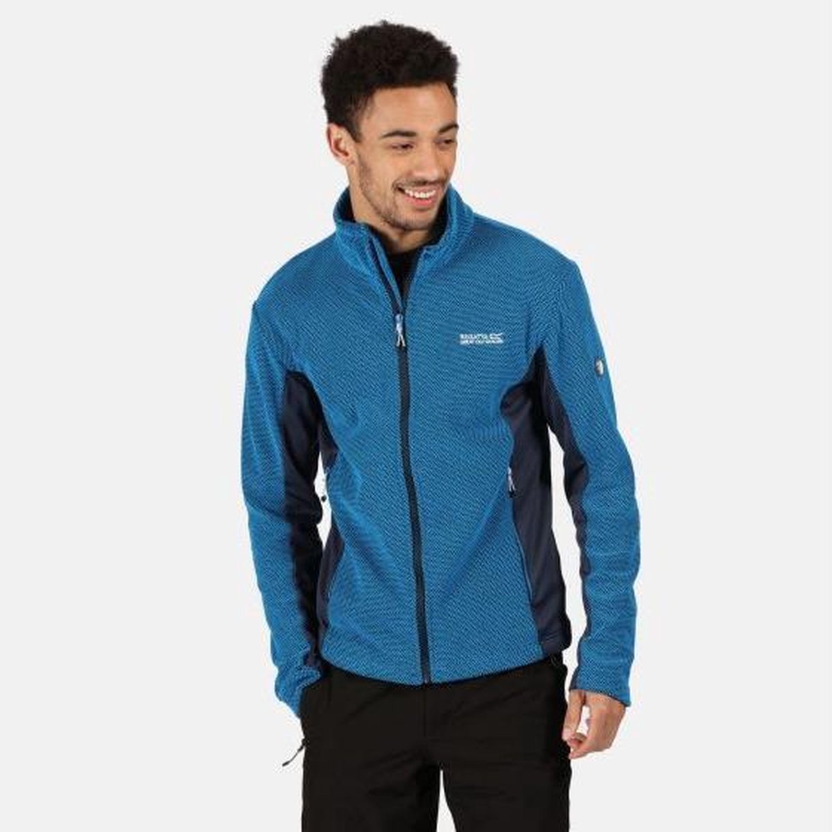 Highton Winter tweekleurige wandelfleece met rits over de volle lengte van Regatta voor Heren