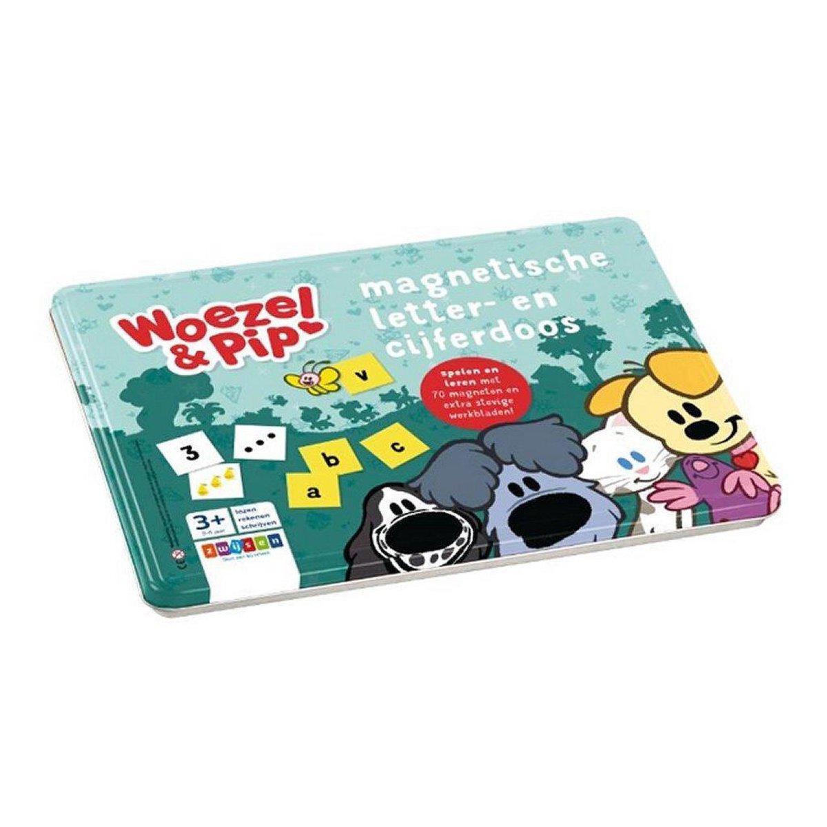 Zwijsen Woezel & Pip: magnetische letter- en cijferdoos