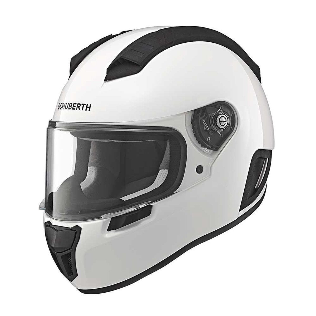 Schuberth R22 Glossy Wit RaceIntegraalhelm - Motorhelm - Maat S