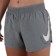 Nike Dri-FIT Swoosh Sportbroek - Maat L  - Vrouwen - Lichtgrijs