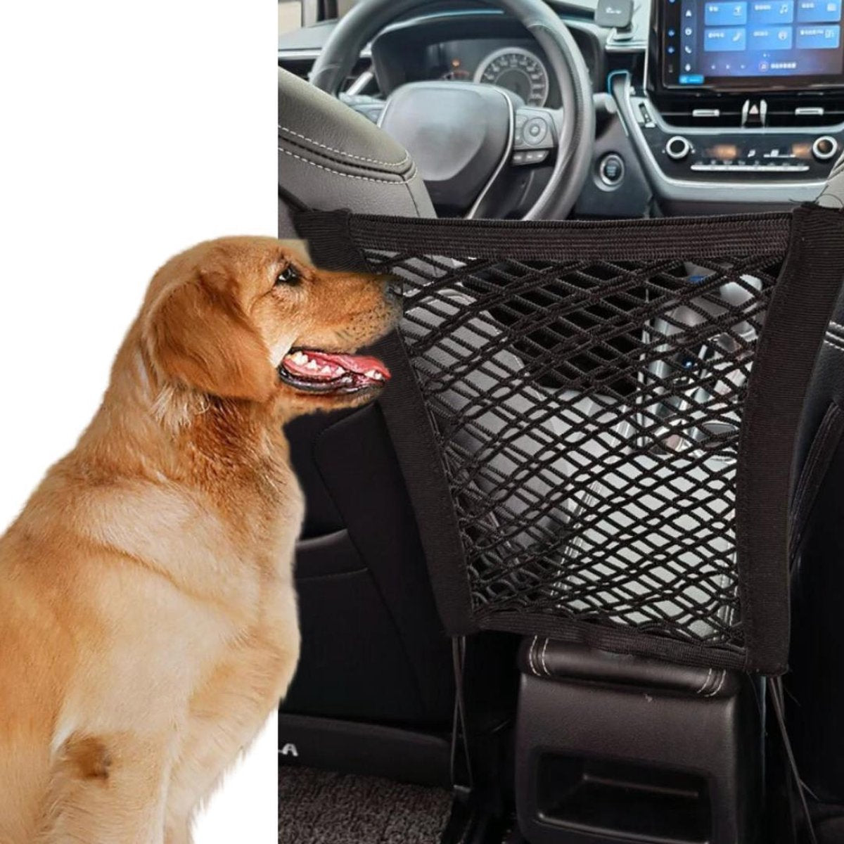 Hondennet Auto - Veiligheidsnet Hond - Hondenrek Auto - Veiligheidsrek