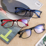 Anti-blauwlicht computerbril set - Voordeelset 3 stuks - Zwart / Blauw / Rood