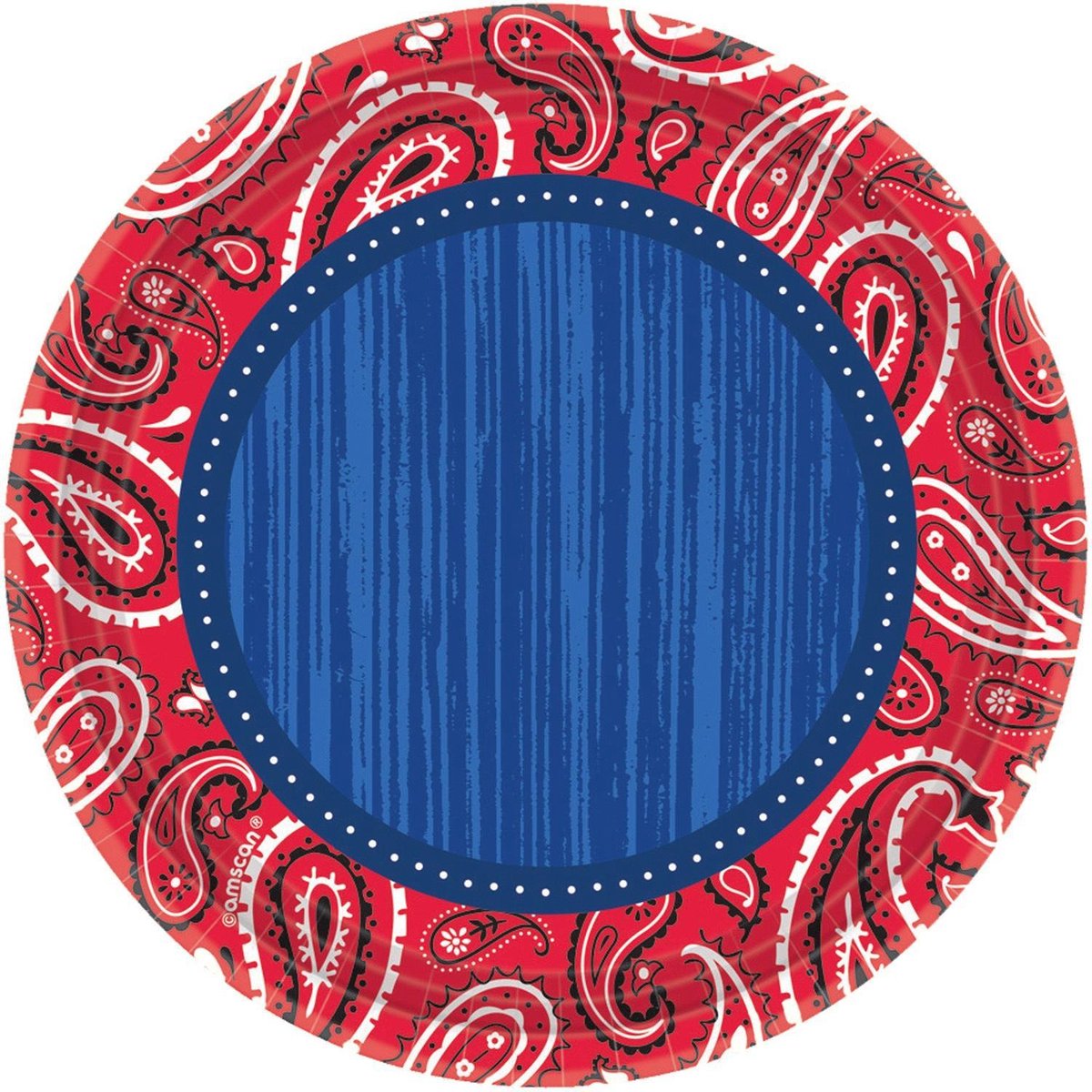 8 Plates Bandana & Blue Jeans 26.7 cm