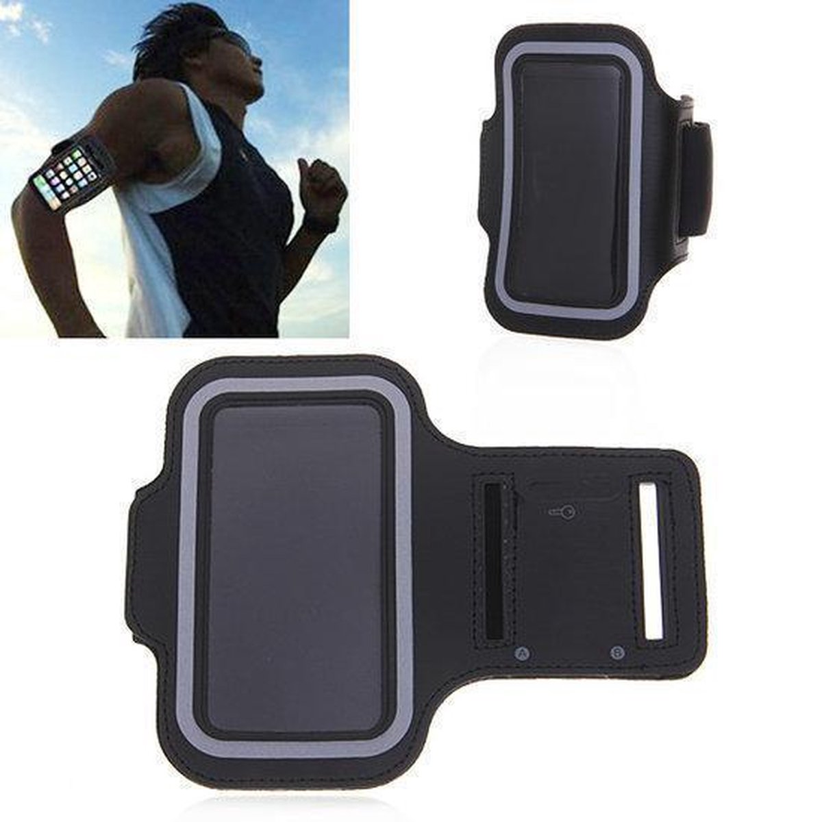 Sportband iPhone 5 hardloop sport armband