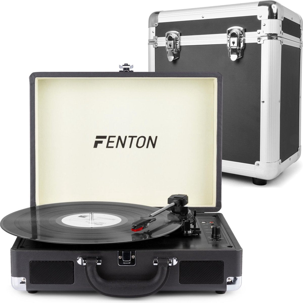 Platenspeler Bluetooth - Fenton RP115C platenspeler in koffer met Bluetooth