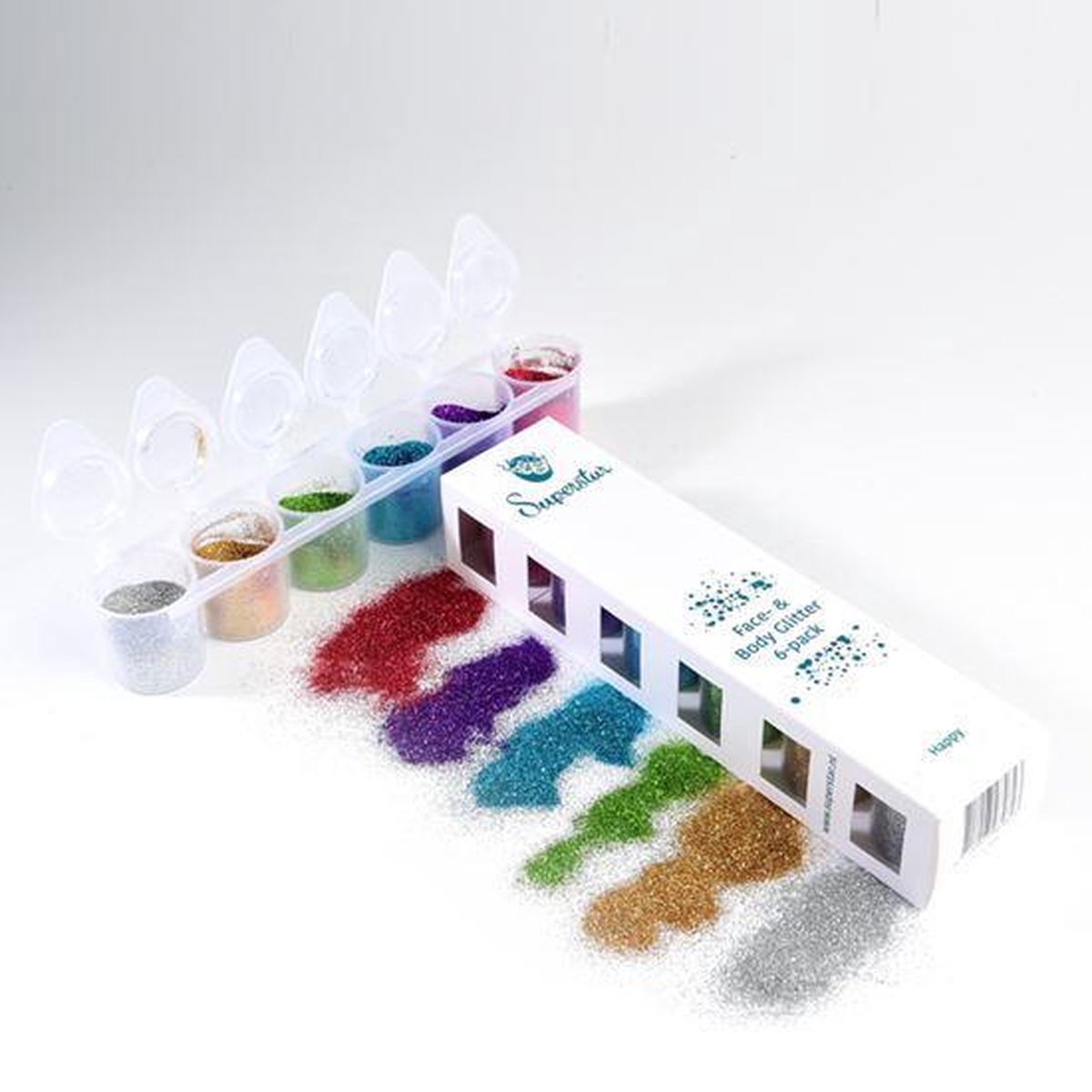 Assortiment make up Glitter 6-pack Happy (90ml)