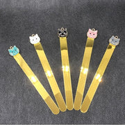 Afstandhouders poezen - goudkleurig (5 stuks) schrijfhulpmiddelen