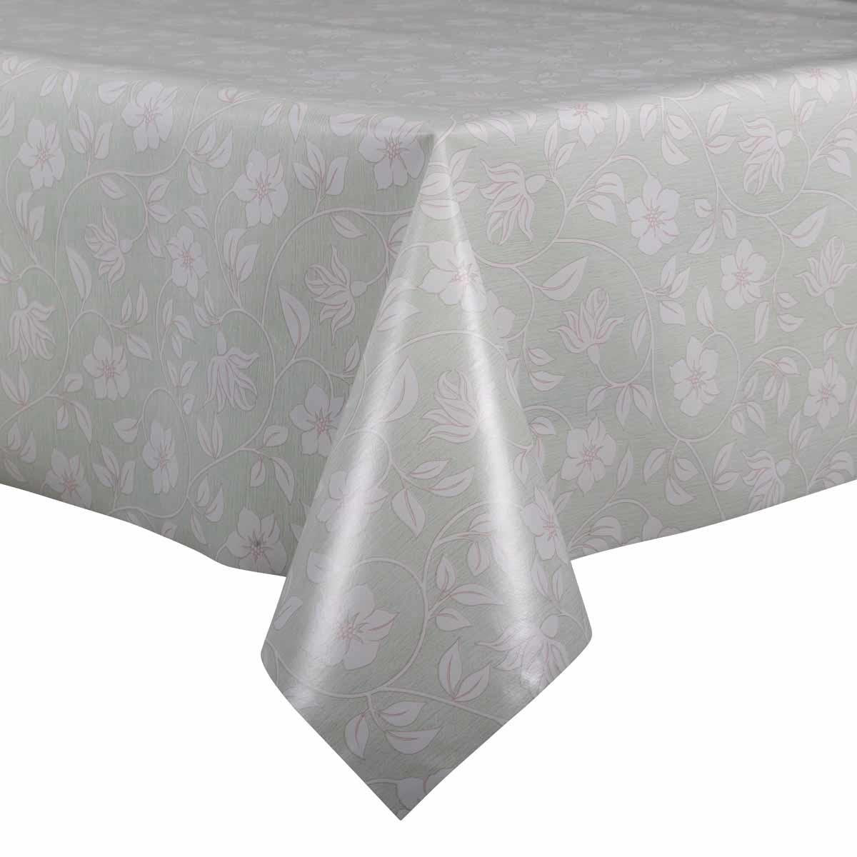 MixMamas Tafelzeil - 140 x 250 cm - Strakke bloem - groen