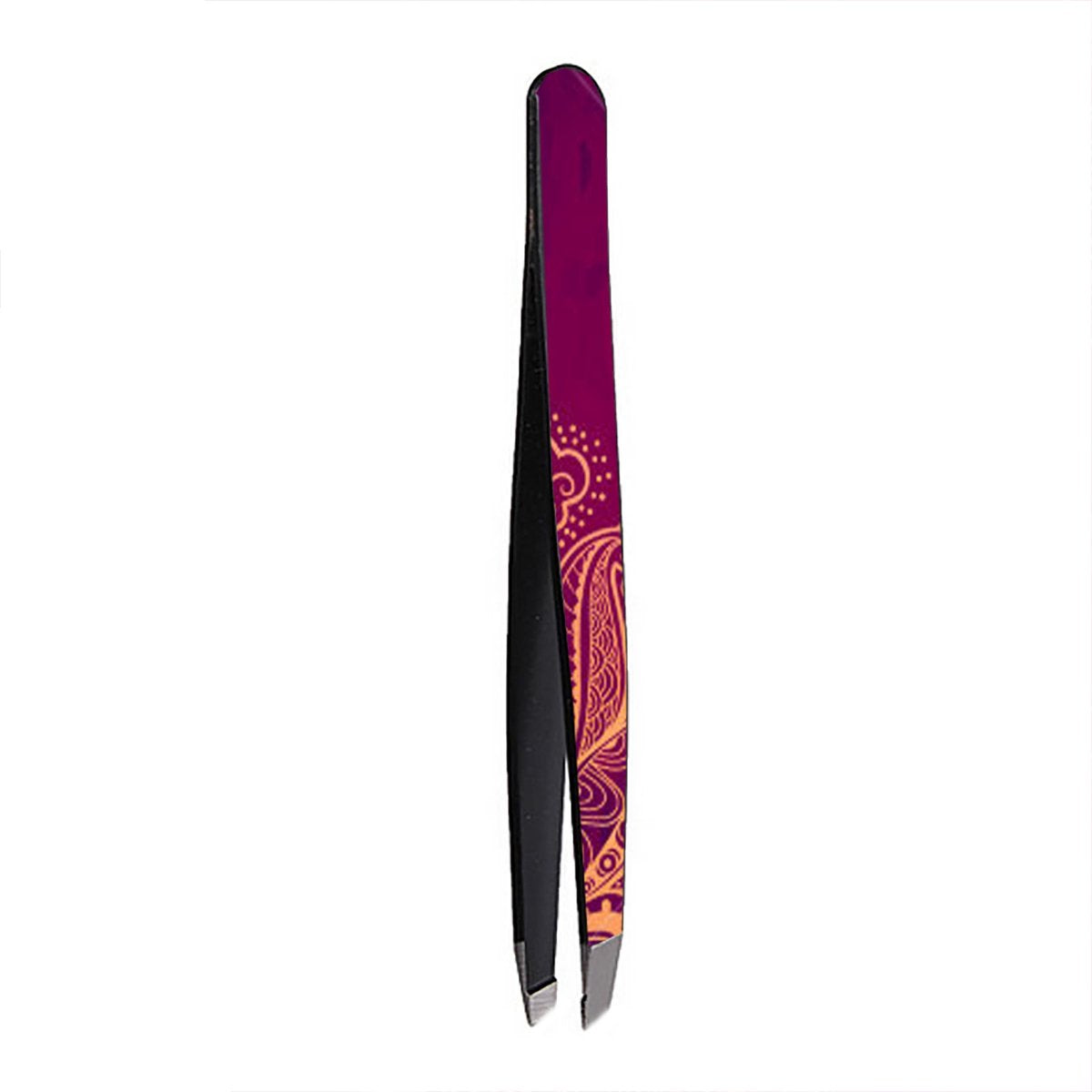 Beautytools Professional Slant Line Epileer Pincet/ Tweezer Voor Wenkbrauwen: Purple Henna - Schuine Punt - (BT-1918)
