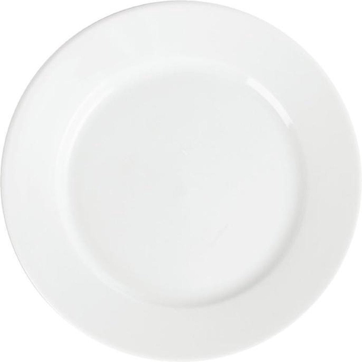 Olympia Whiteware borden met brede rand | 16