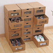 TDR - Kartonnen schoenen opbergdoos - vouwbaar -  35cmx23.5cmx13.5 - per 5 stuks