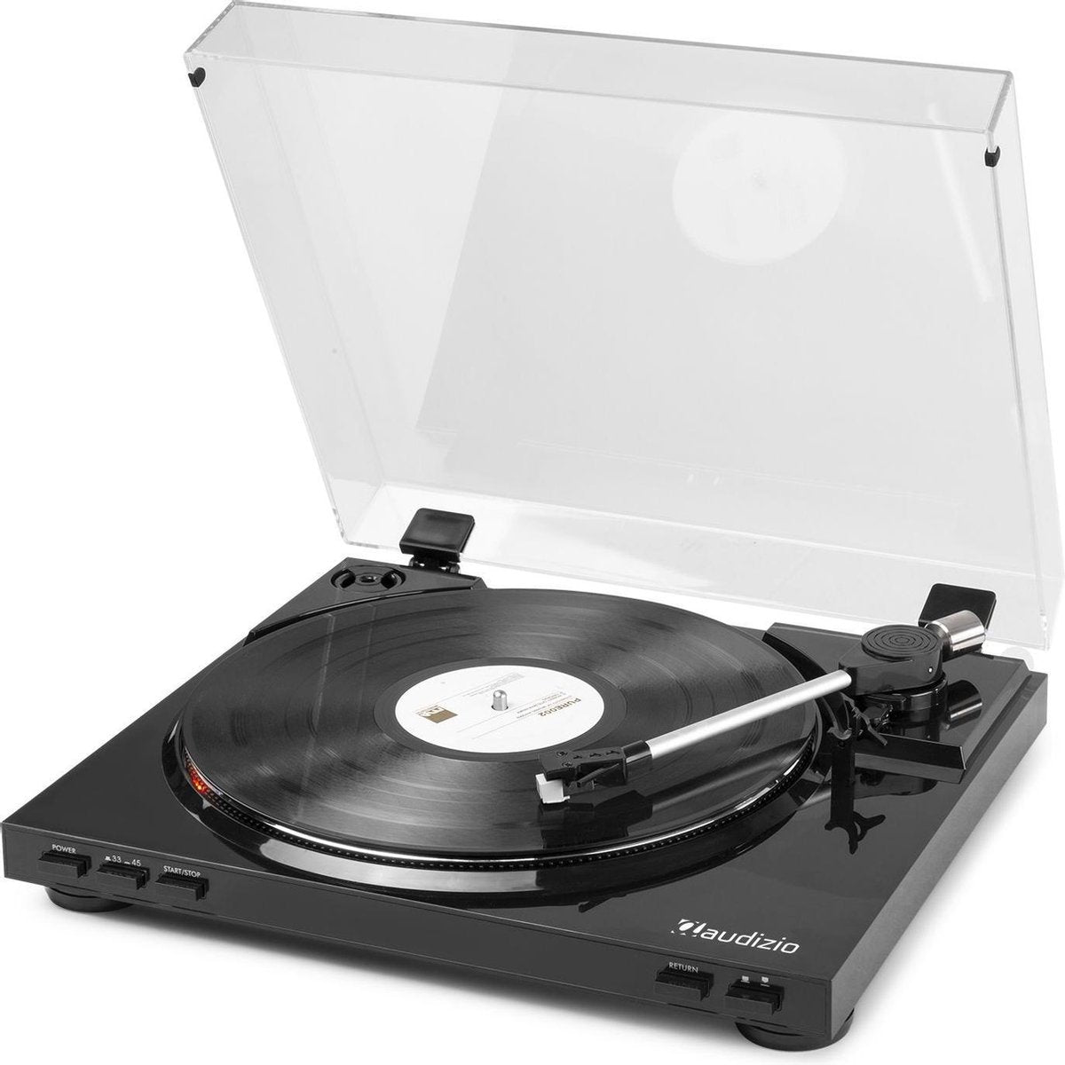 Platenspeler - Audizio RP310 hifi platenspeler met auto return en Audio Technica element en naald - Dé draaitafel voor de echte vinylfanaat! - Zwart