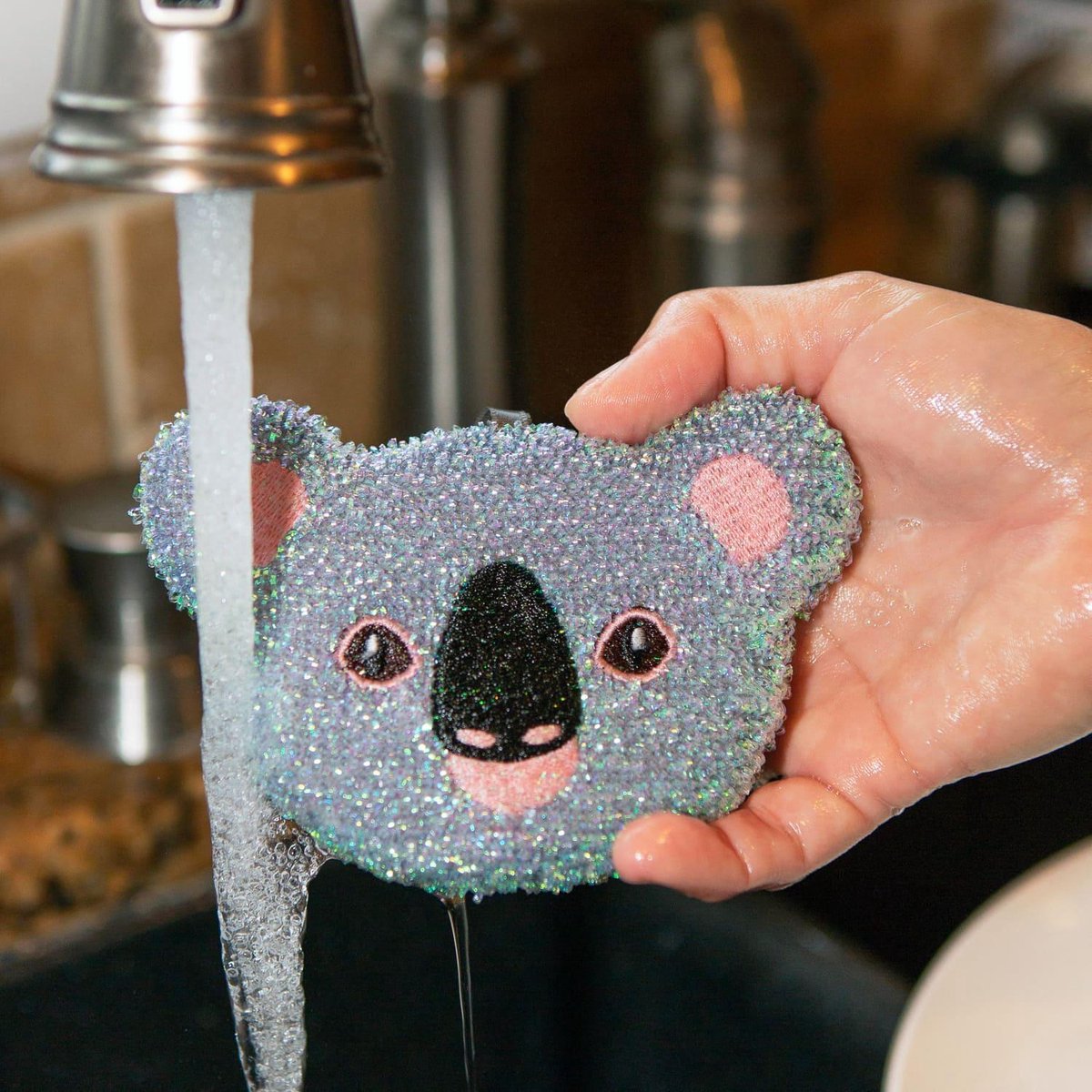 Kikkerland Dier Afwassponsjes (set Van 3) - Koala