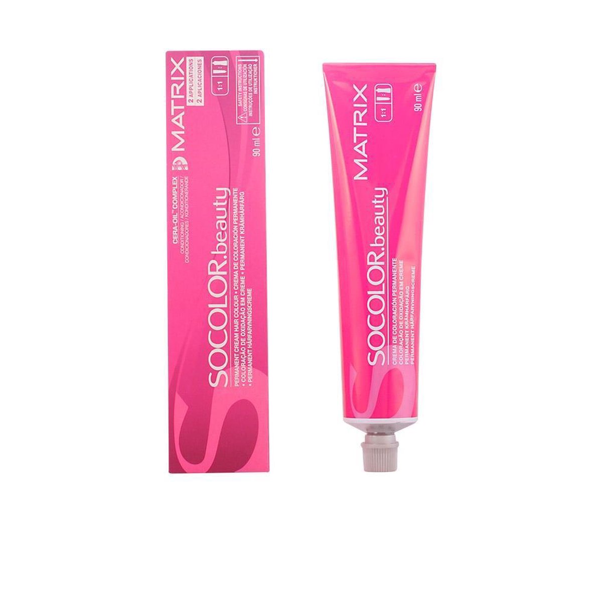 Matrix - Socolor Beauty Permanent Cream Hair Colour Hair Dye 7N Medium Blonde Neutral 90Ml