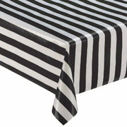 MixMamas Tafelkleed Smalle Streep - 250 x 120cm - Zwart