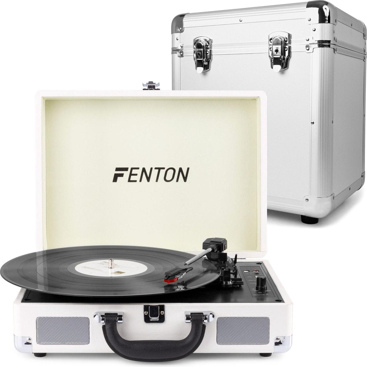 Platenspeler Bluetooth - Fenton RP115D platenspeler in koffer met Bluetooth