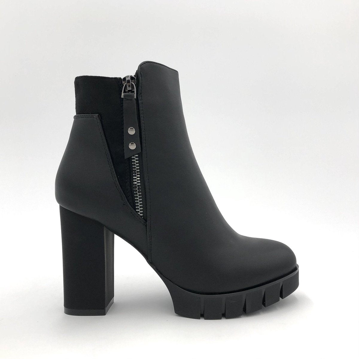 BOOTS HIGH CLASS - Maat 37 - Enkellaars - Hakken - Zwart
