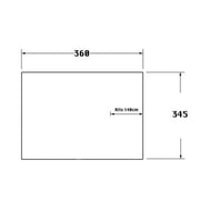 Talamex witte Kuiptent 345 x 360 cm met Rits 140 cm