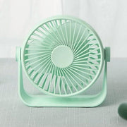 D605 Windsnelheid instelbare draagbare desktopventilator met vier niveaus (groen)