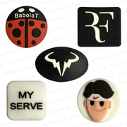 Dempertje.nl - Tennisdemper 5 stuks - Tennis COMBI - #021 #035 #043 #046 #057