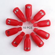 Nagellak Remover Clips Set - Soak Off Clips - Gellak Verwijderen - Soak Off Nailclips - **rood **