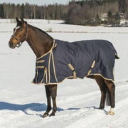 Crescendo deken 80 gr. Peacoat Donkerblauw - 215 Horze