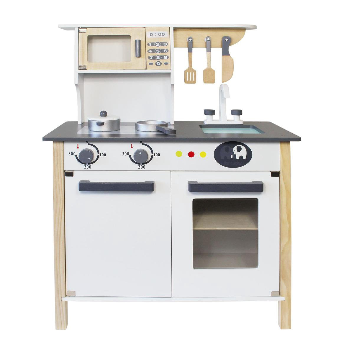 JAP Toys - Gecertificeerd Houten Speelkeuken - Speelgoed Keuken - Puzzel