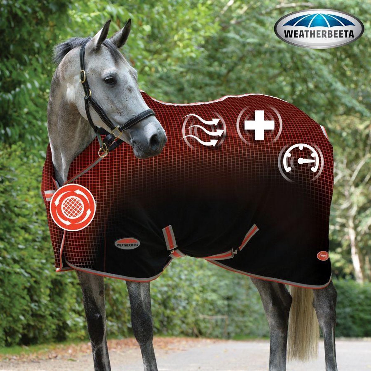 RelaxPets - Weatherbeeta - TherapyTec - Therapiedeken - Fleece - Zwart - 210 cm