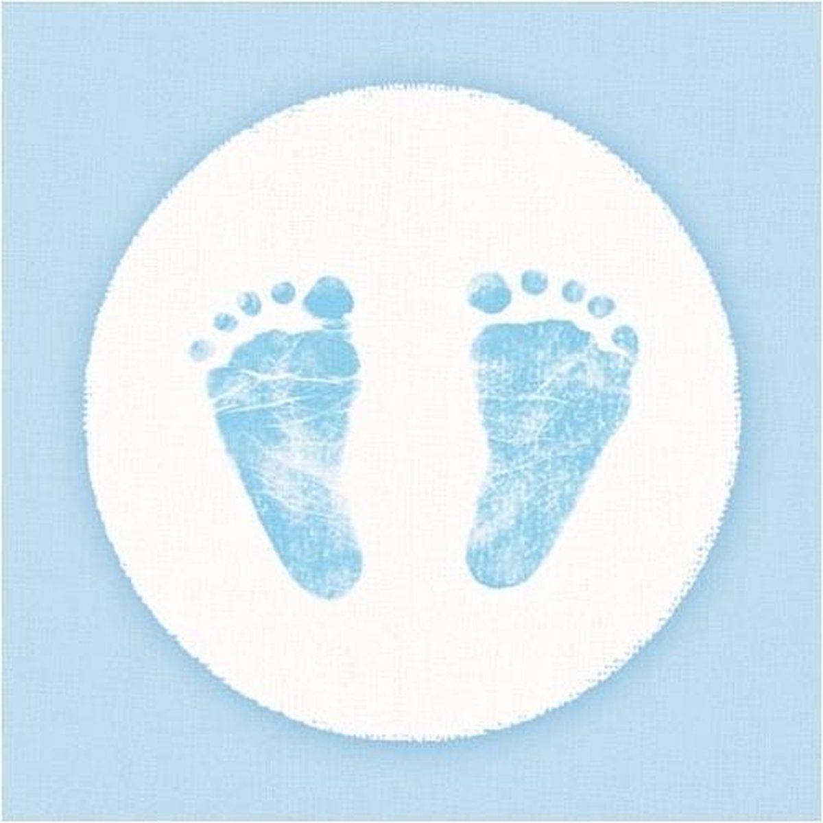 40x Feestservetten jongen geboren 3-laags - babyshower thema - Feest artikelen - feest decoraties