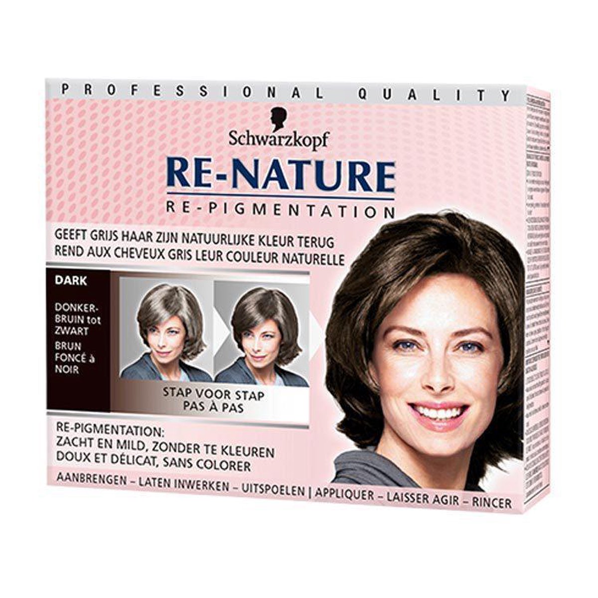 Schwarzkopf Re-Pigmentation-Creme Re-nature Vrouw - Donker bruin tot zwart
