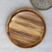 Bord suarhout rond S - 17x17x2 cm - India - Sarana - Fairtrade
