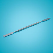 Beautytools INOX Manicure / Pedicure Platte Spatel/ Acrylspatel voor Gelnagels - Zalfspatel - Geprofileerd handvat 17 cm (OI-0577)
