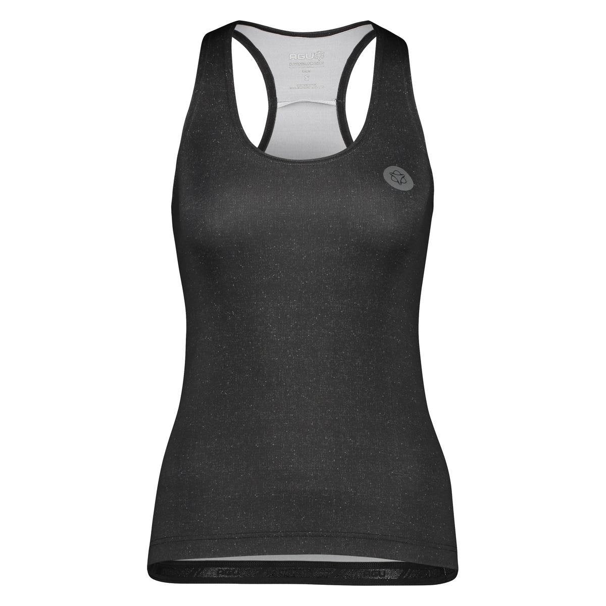 AGU Melange Singlet Essential Dames - Zwart - S