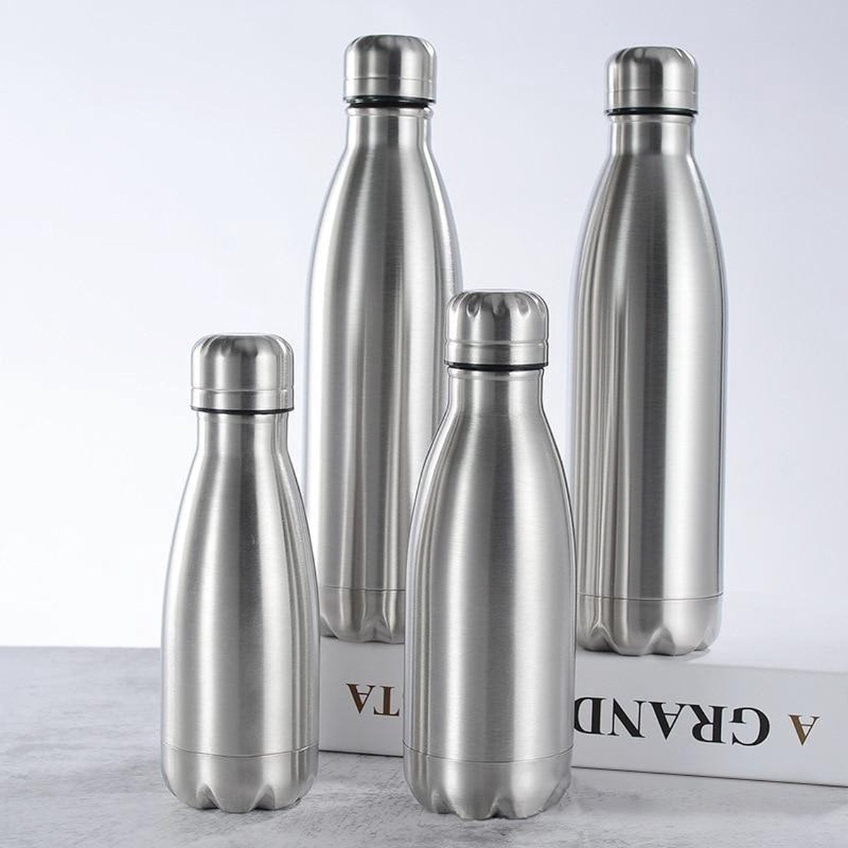 Rvs waterfles -500 ml - rvs drinkfes - waterfles - thermo drinkfles - roestvrijstalen waterfles - geïsoleerde fles