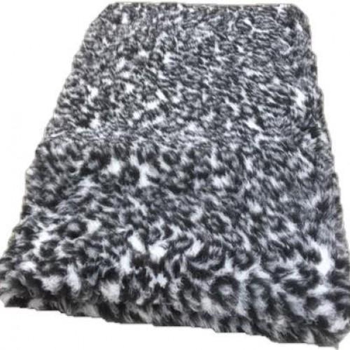 Vetbed - hondendeken Luipaard Grijs latex anti-slip 75 x 50 cm