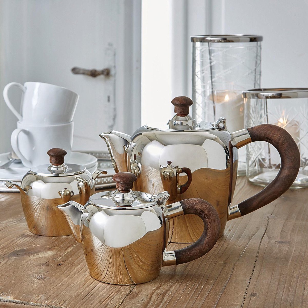LOBERON Theeset Linlithgow zilverkleurig
