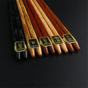 筷子 Chopsticks - Eetstokjes - Chopstick Vaatwasserbestendig - Kinderen - Set van 5 Paar - Traditioneel Hout