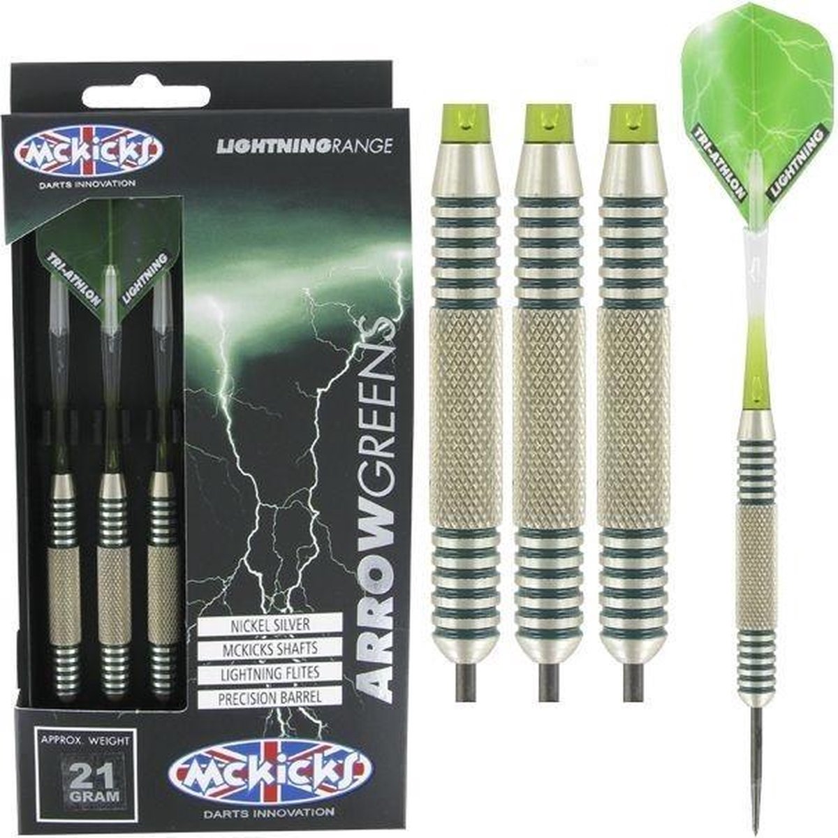 McKicks Arrow Greens Silver 21 gram - 21 Gram