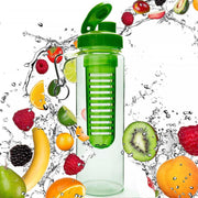 #DoYourFitness - Fruitwater fles - »FruitInfusior« - Fruit infuser voor fruitpunches / groente spritzers - 800ml - groen