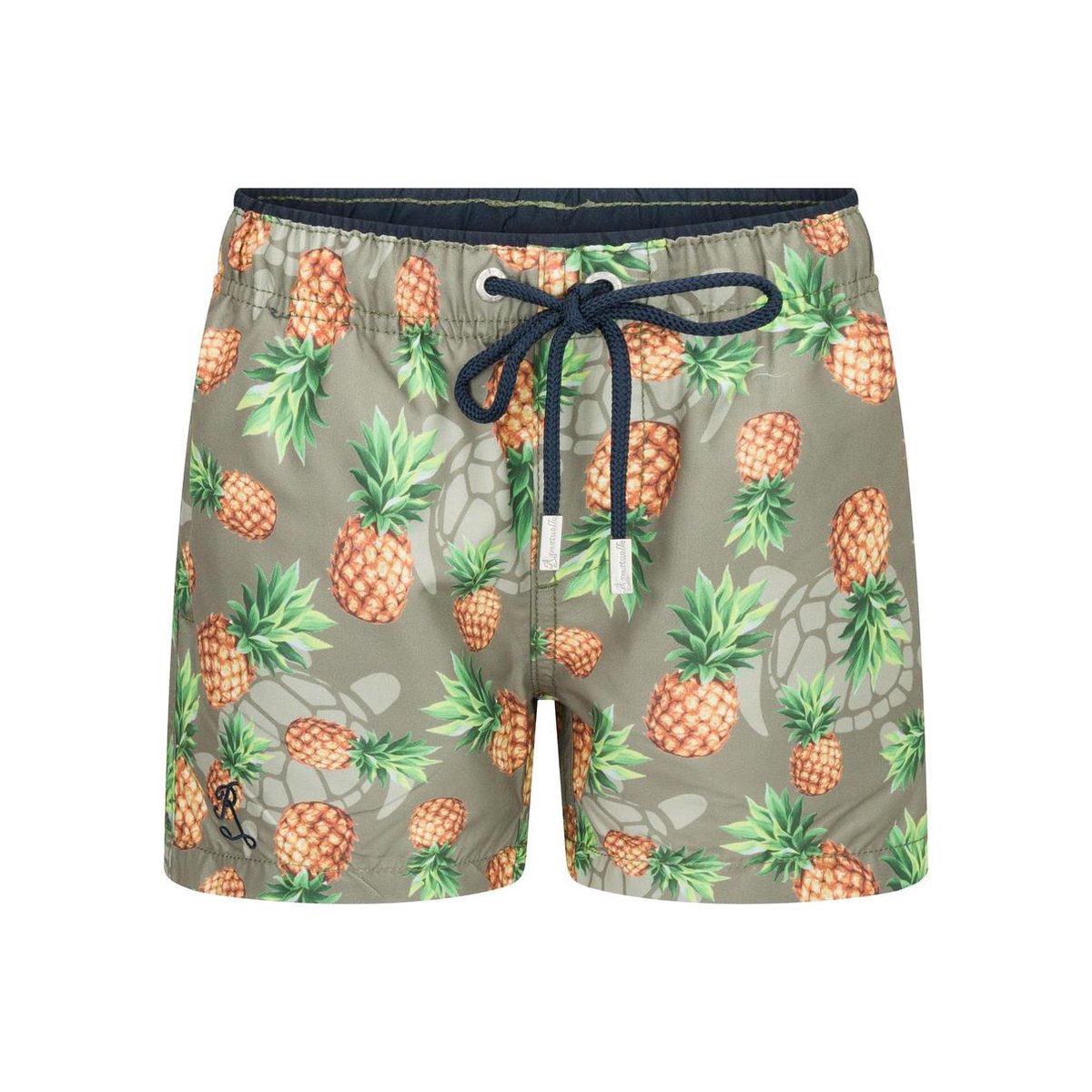 Ramatuelle Zwembroek Jongens - Tortola  - Maat 116 - Kleur  Groen / Khaki
